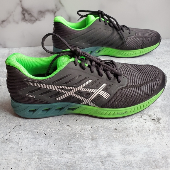 Asics Other - Asics FuzeX Fusegel Green Running Sneakers Shoes